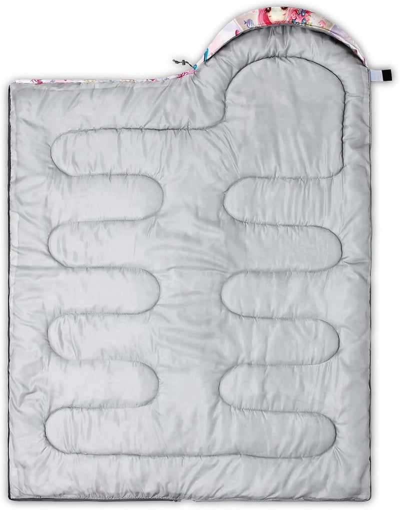 HOSIMA Dear Hunting Pattern Cold Weather Sleeping Bags for Kids Adults,Black Light Weight Waterproof Sleeping Bags for Outdoors Hiking. - Image 2